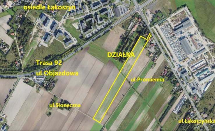 działka na sprzedaż - Kutno, Łąkoszyńska